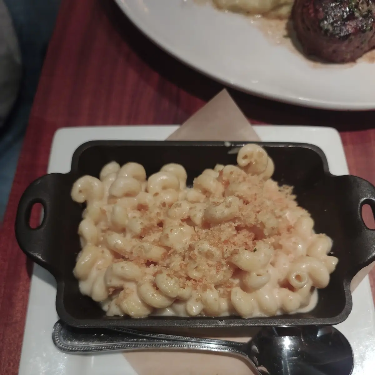 Filet Mignon and Mac and Cheese