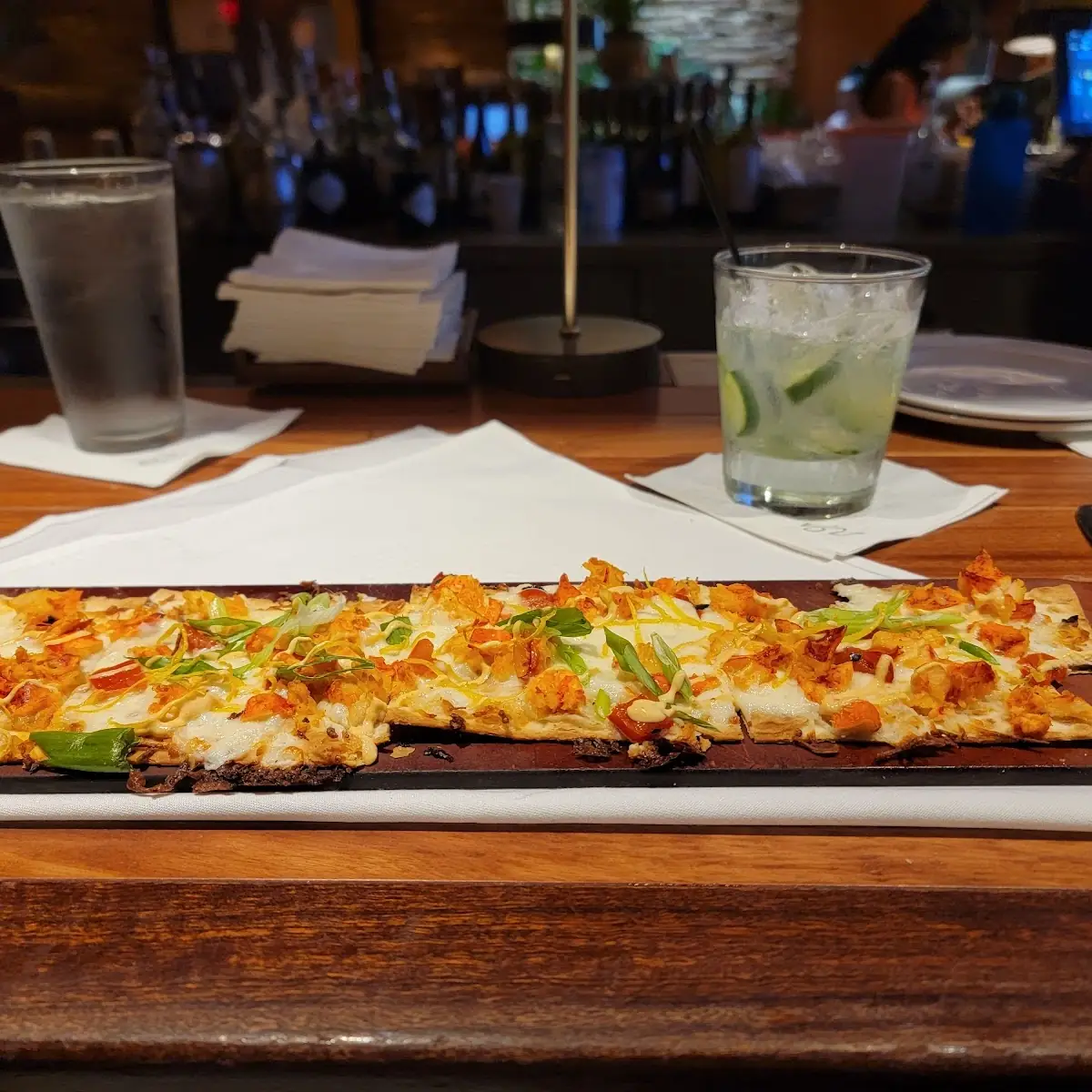 Pesto Chicken Flatbread