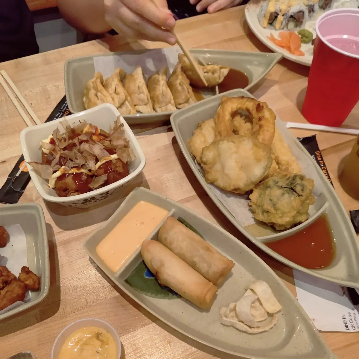 Egg Rolls and Takoyaki