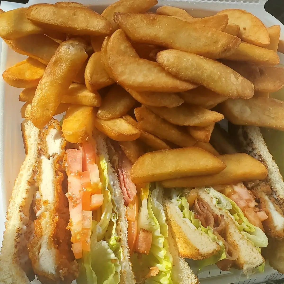 Crispy Chicken Club Sandwich