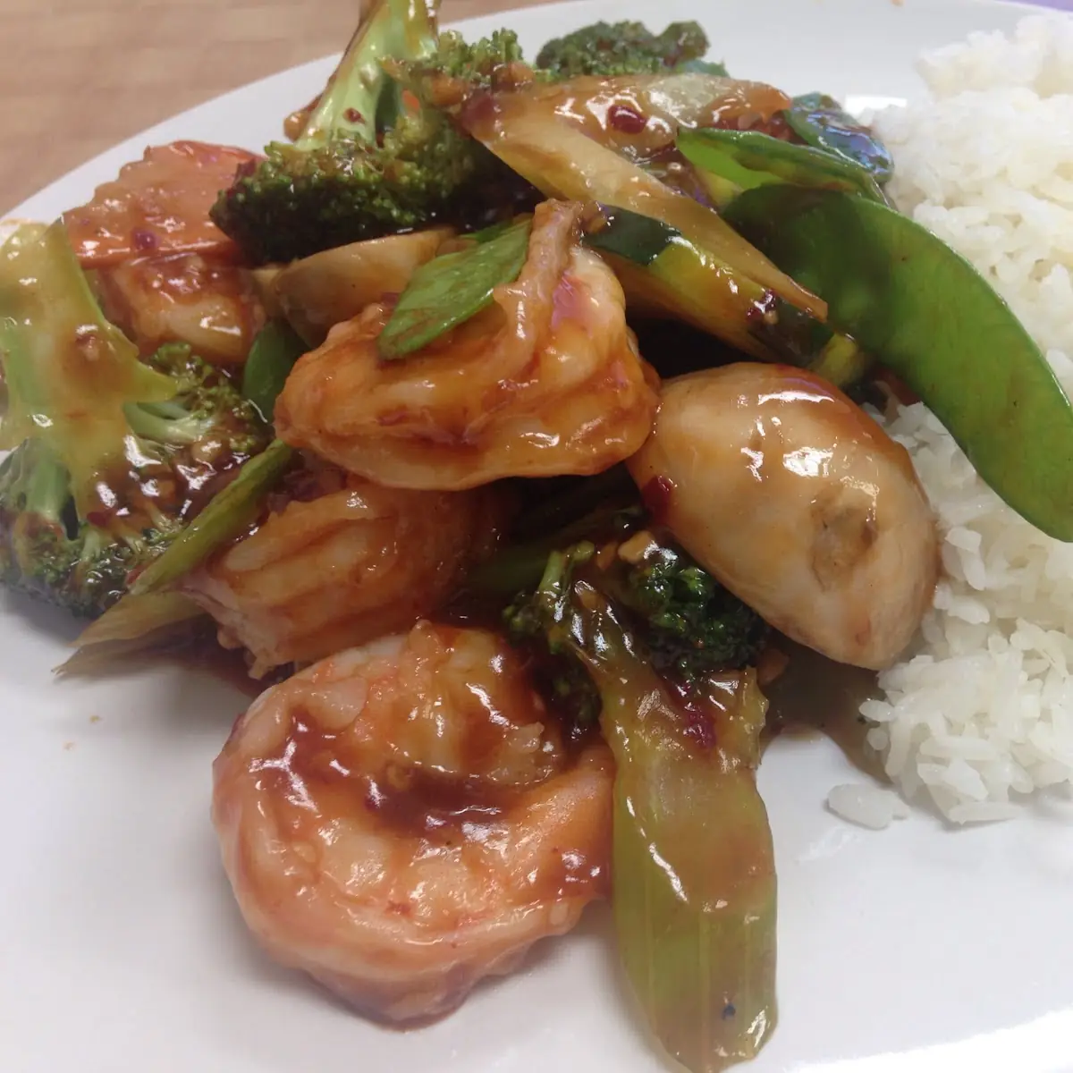 Shrimp & Scallops Hunan Style
