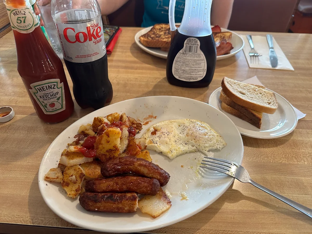 3 Eggs with Sausage Breakfast Combo, Northway Restaurant & Truck Stop