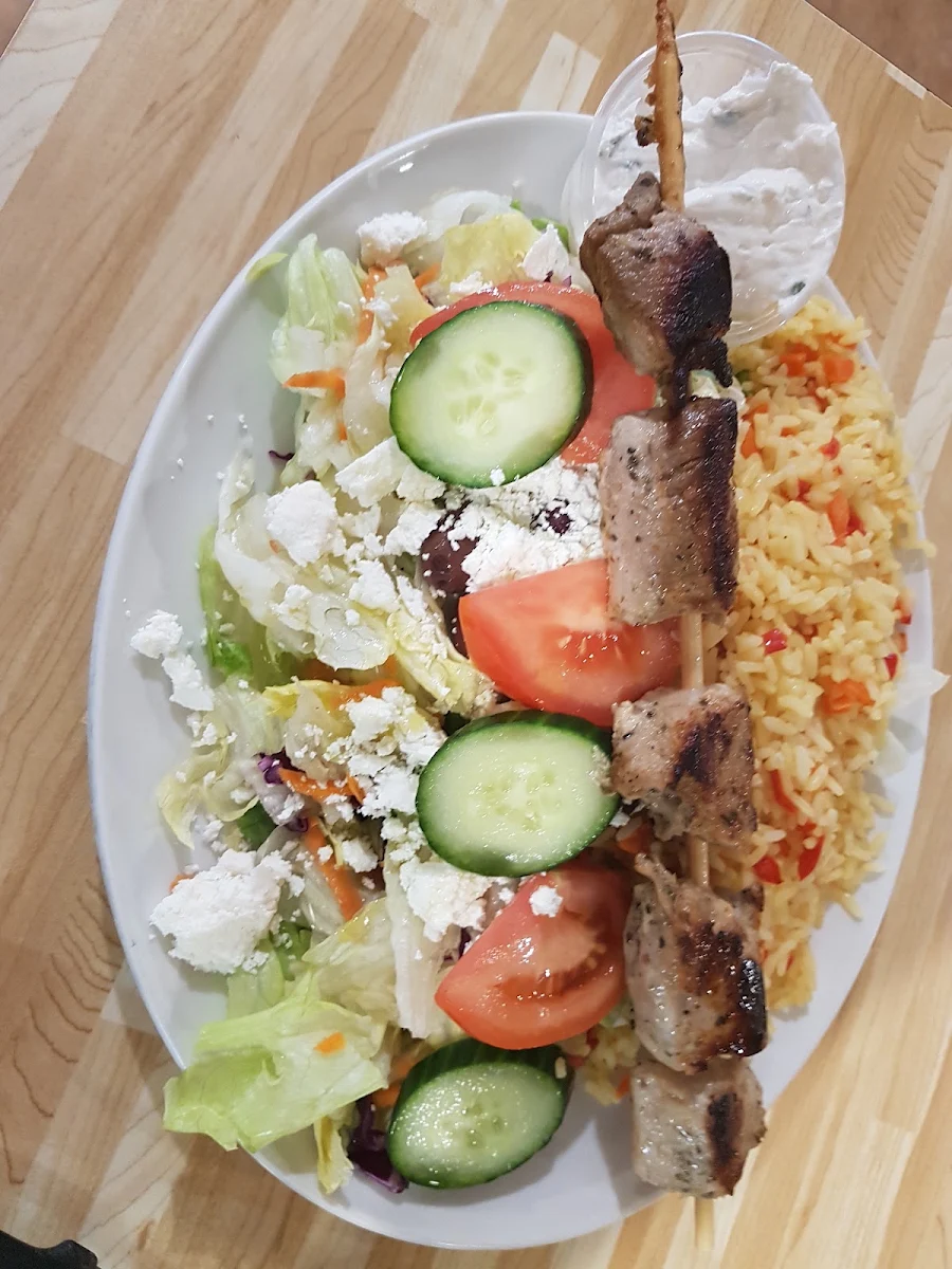 Pork Souvlaki, Northway Restaurant & Truck Stop