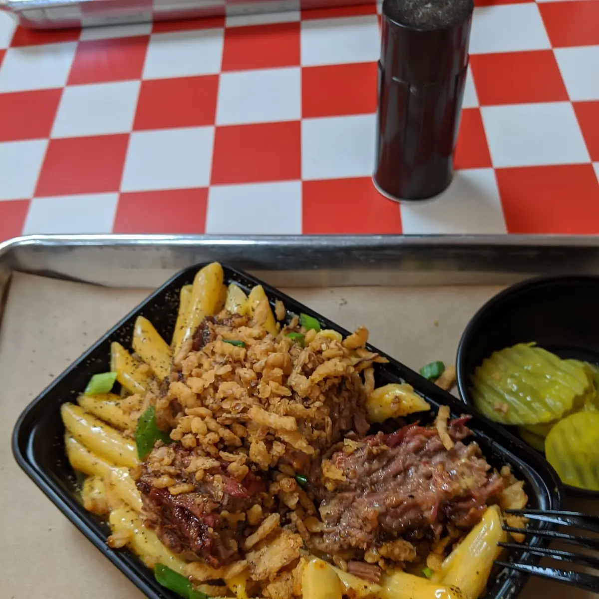 Brisket Burnt End Mac & Cheese