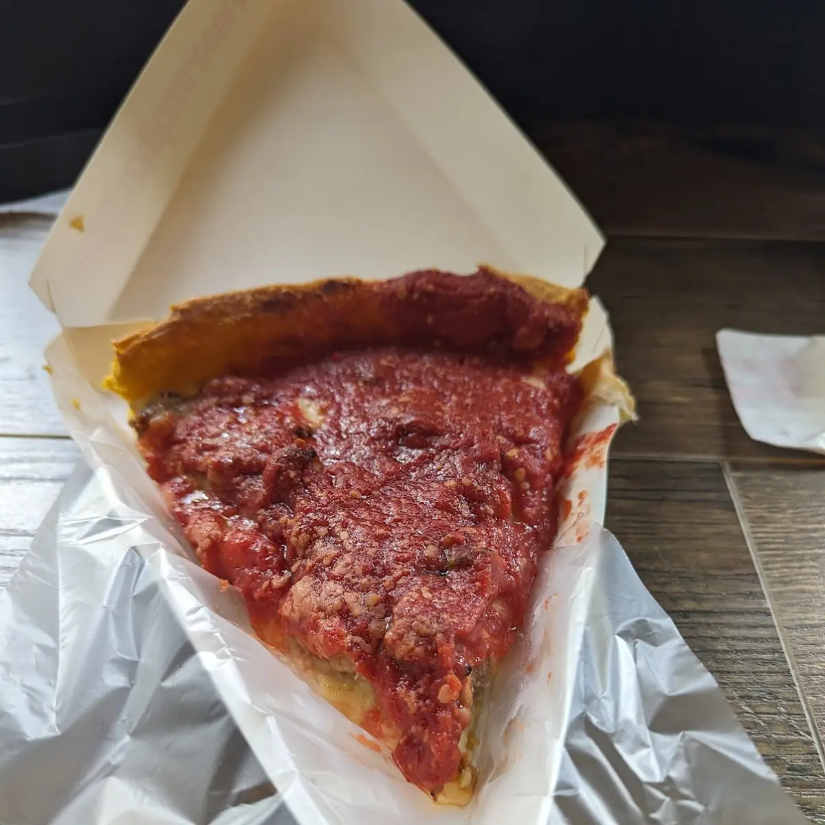 Deep Dish Sausage Slice