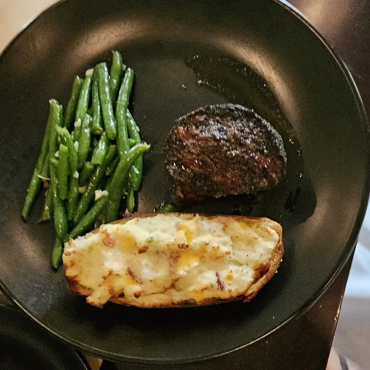 Filet Mignon with Twice Baked Potato