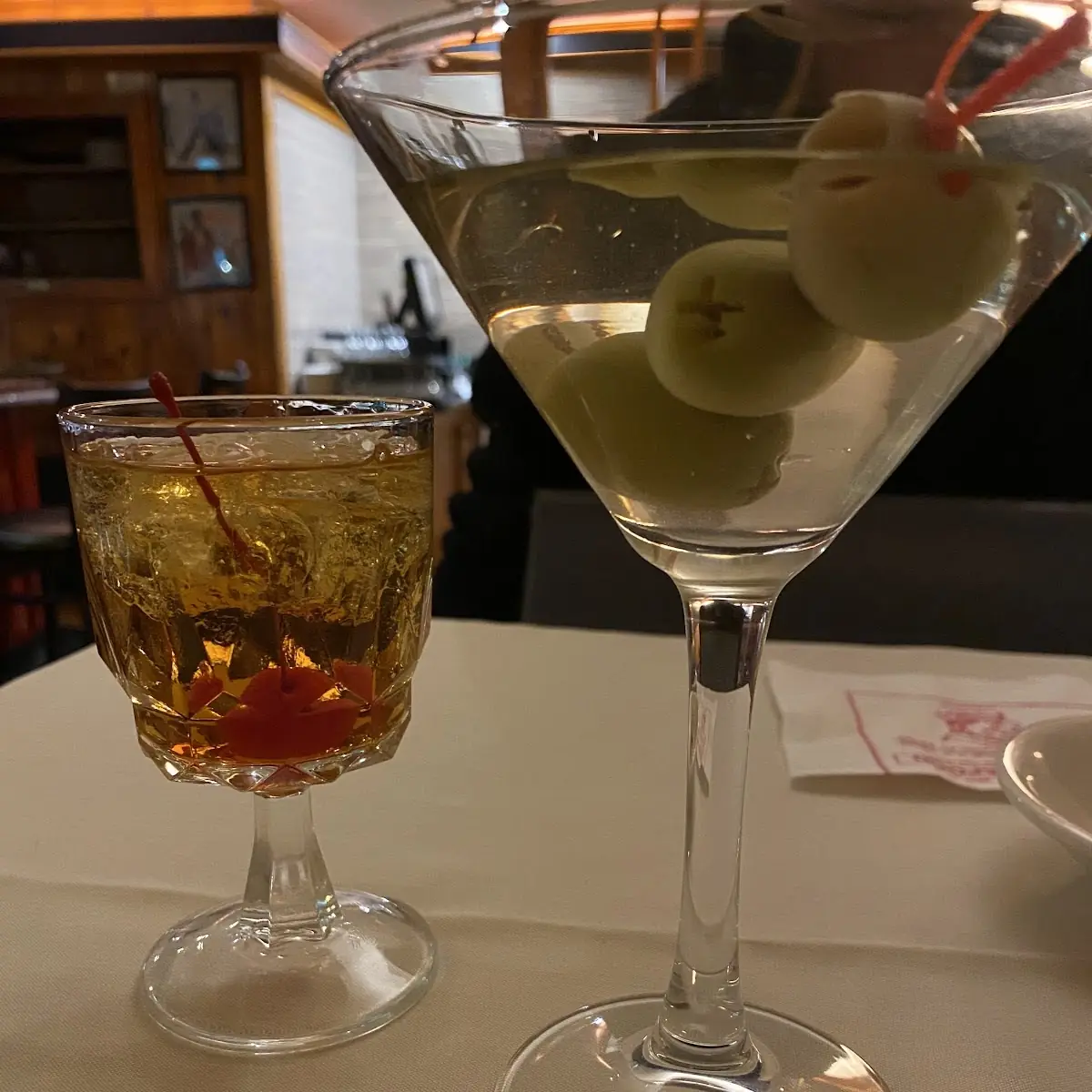 Caper Berry Dirty Martini