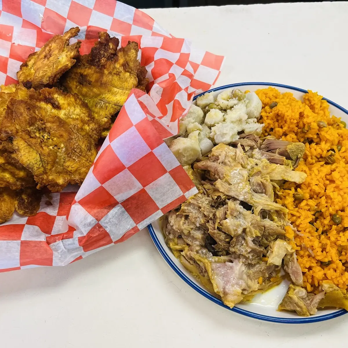 Yellow Rice Pork Potato Salad