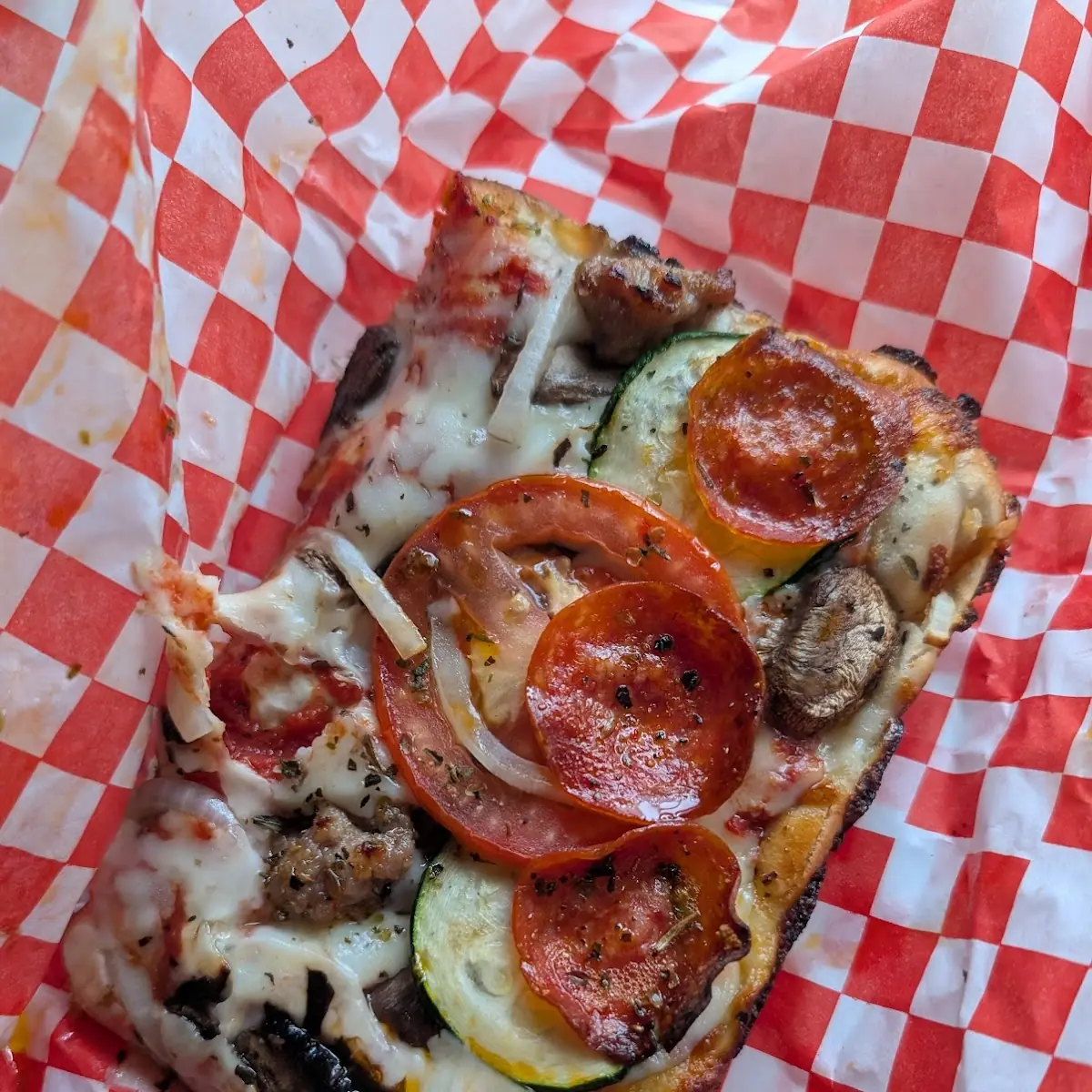 Sicilian Style Pizza Slices