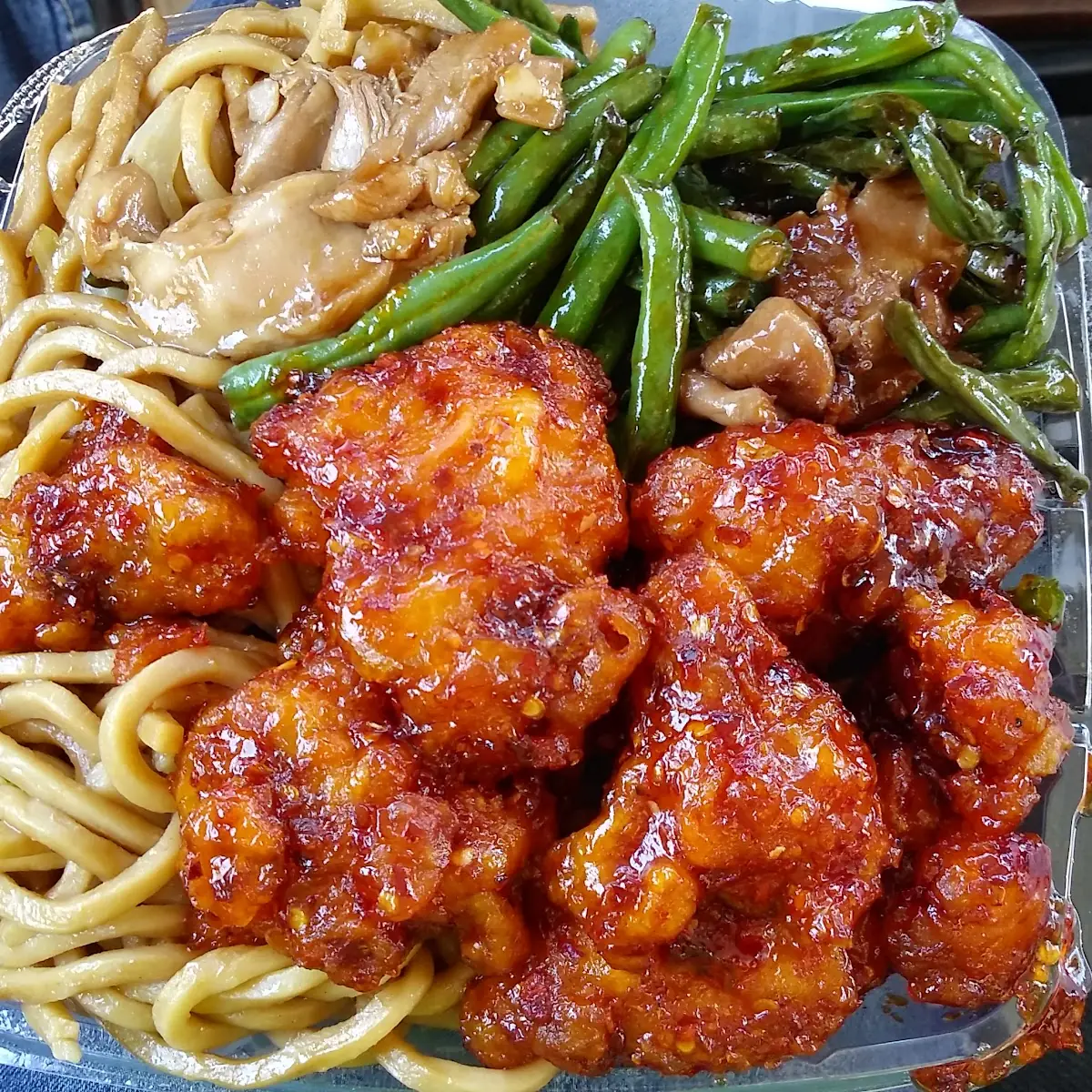 String Beans and Chicken