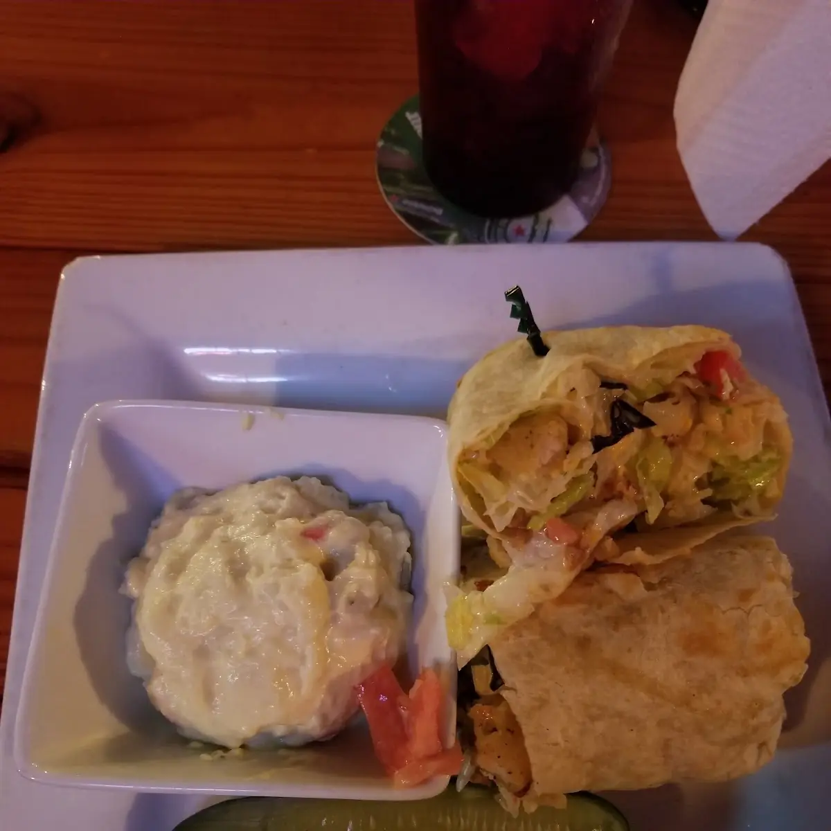 Crunchy Chicken Bacon Ranch Wrap