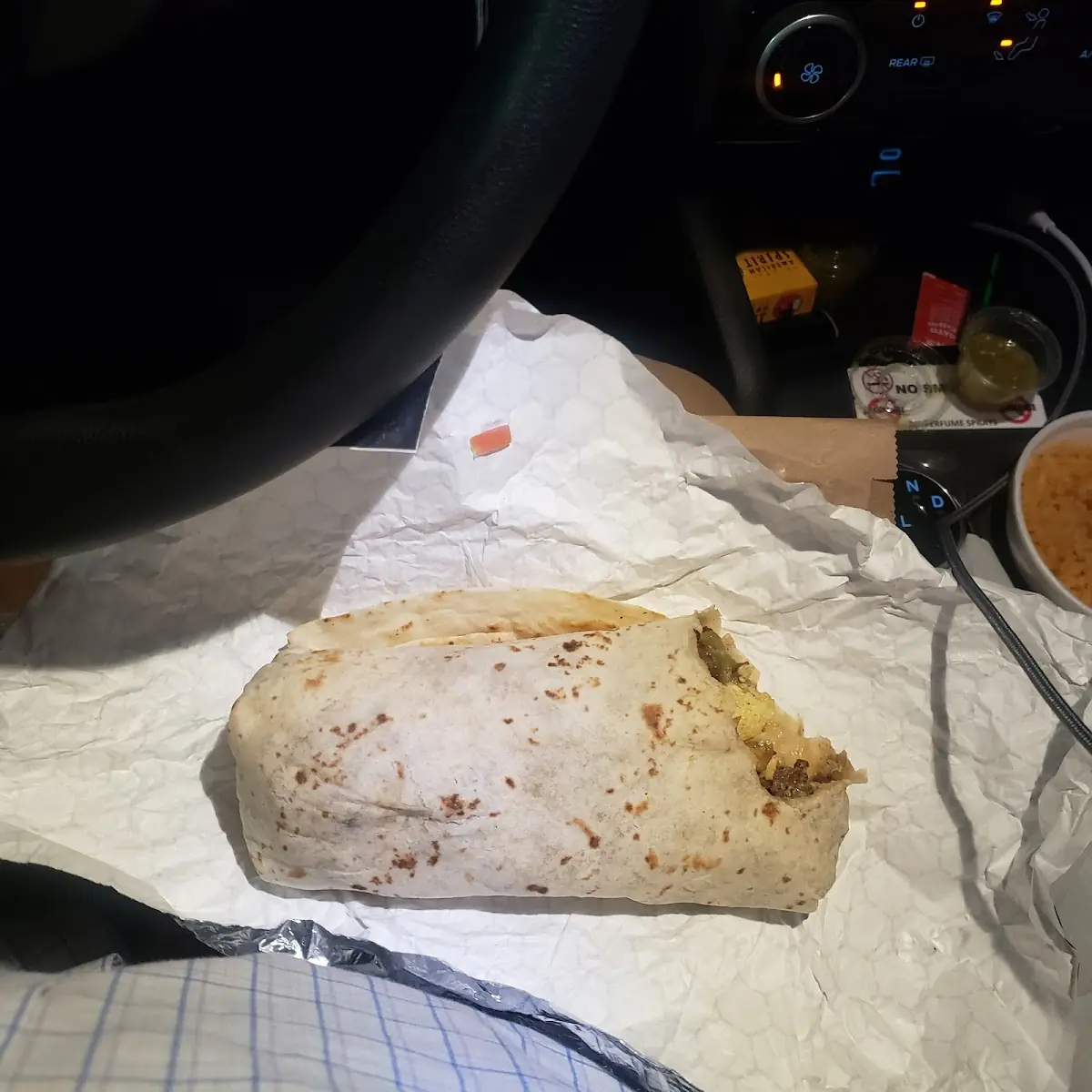 American Sausage Breakfast Burritos