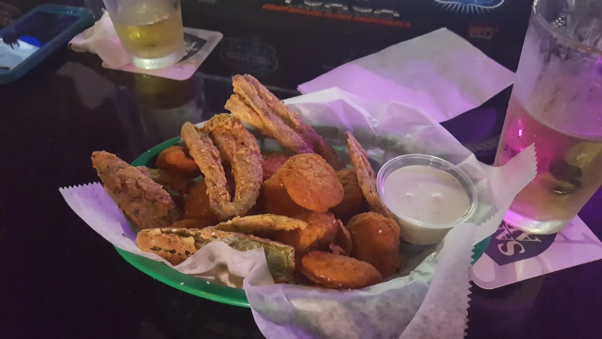 Fried Jalapenos and Pickles