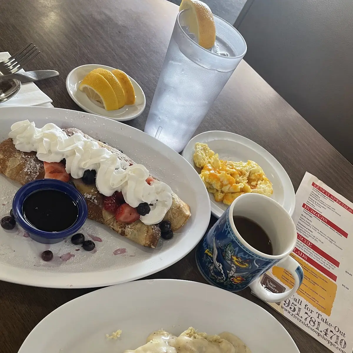 Biscuits Gravy Scrambled Eggs