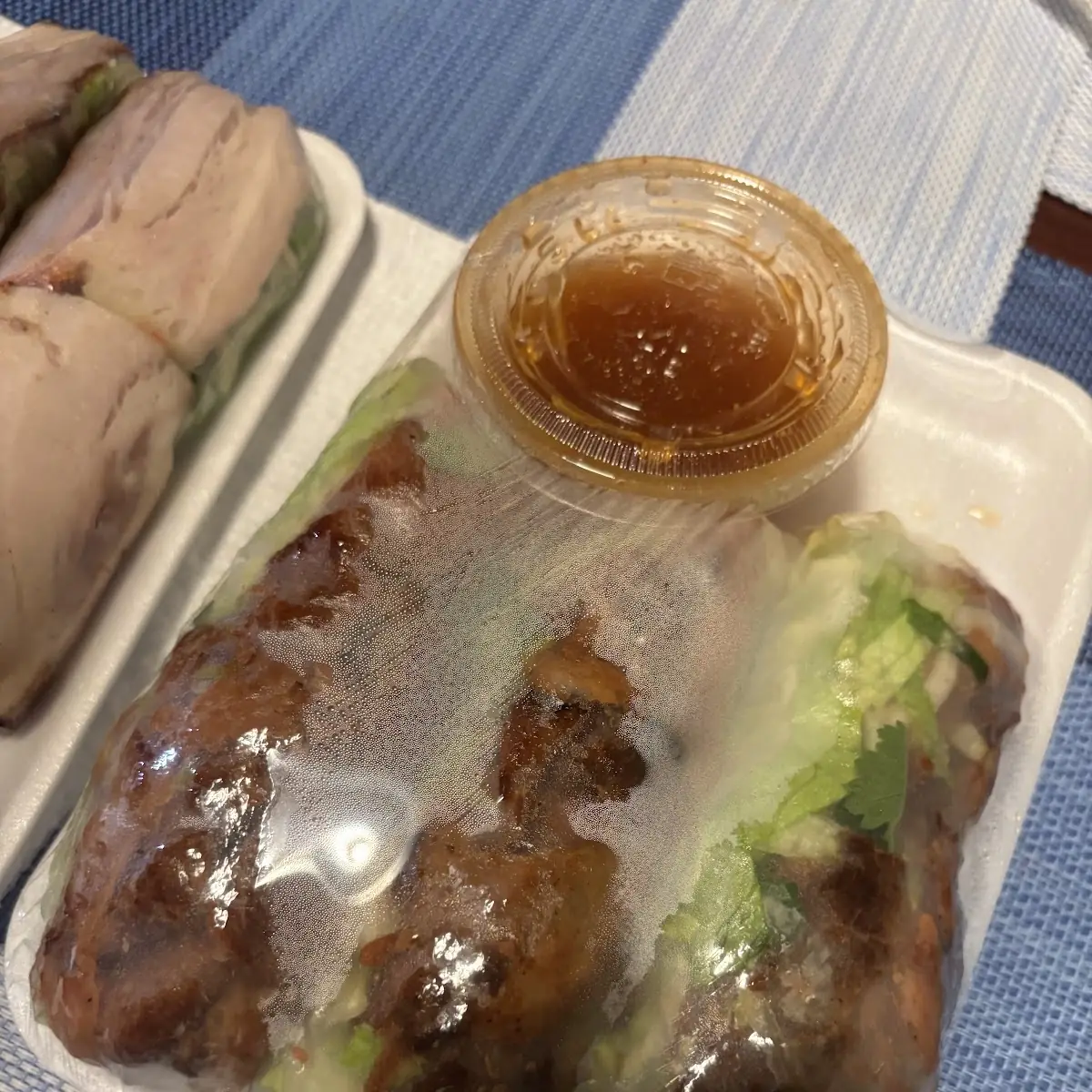 Goi Cuon Thit Nuong Grilled Pork Spring Rolls