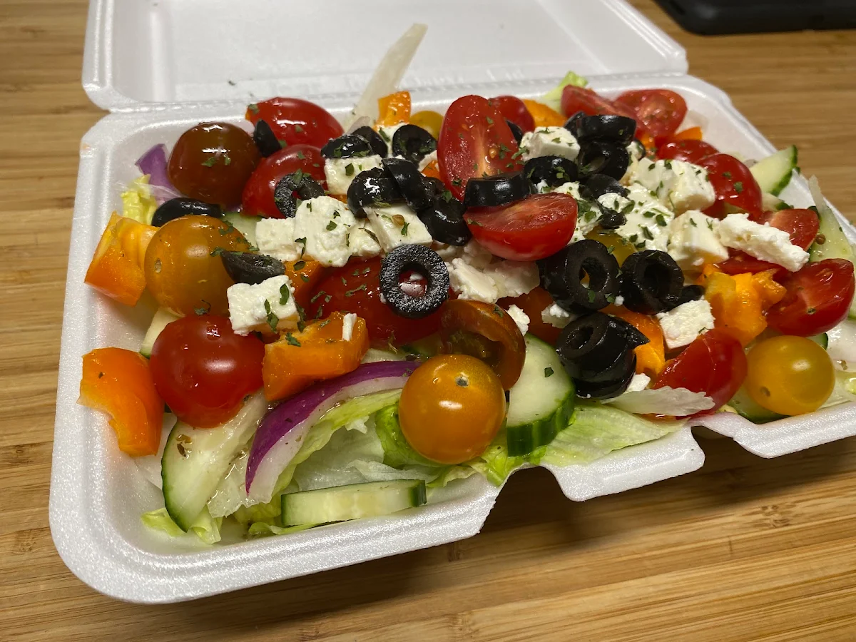 Greek Salad, Jim's sub shop & Restaurant