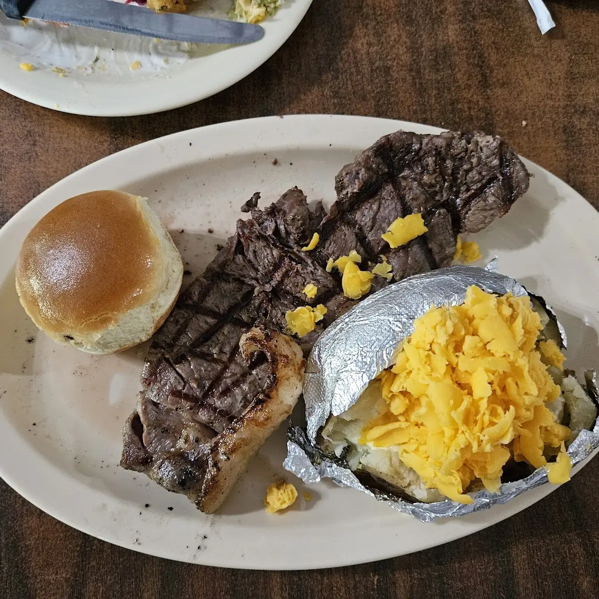Ribeye Steak& Baked Potato
