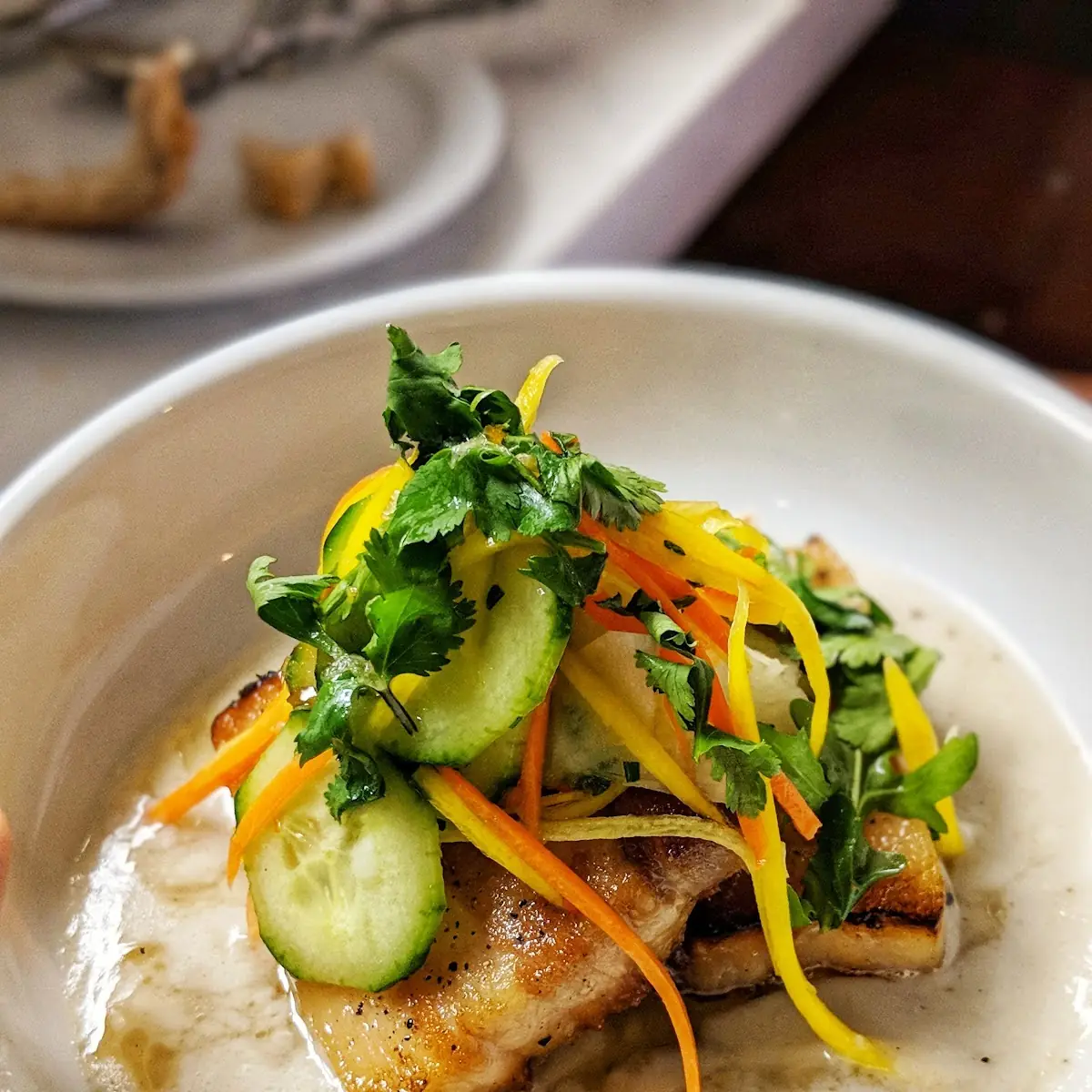 Seared White Sea Bass