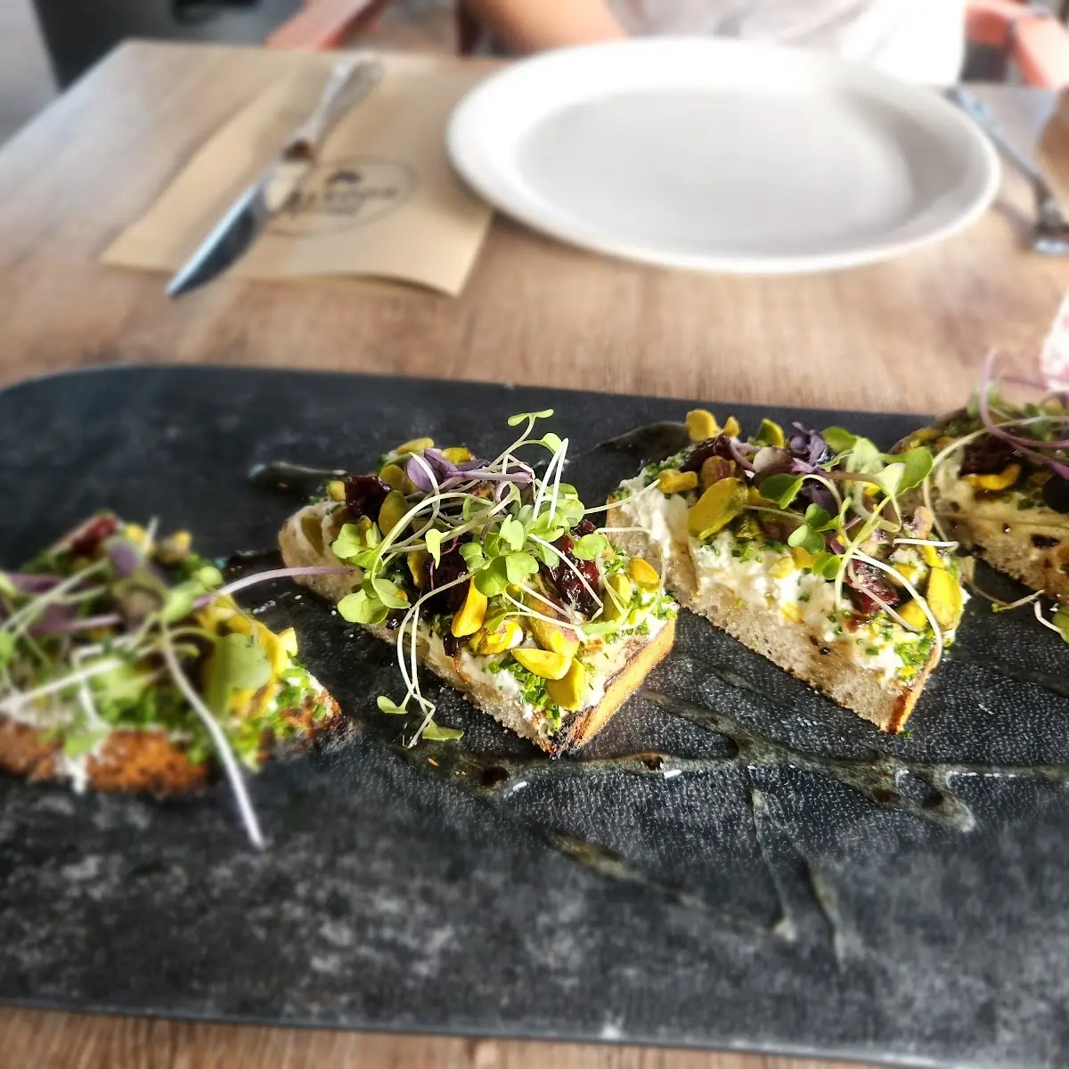 Whipped Goat Cheese Toast