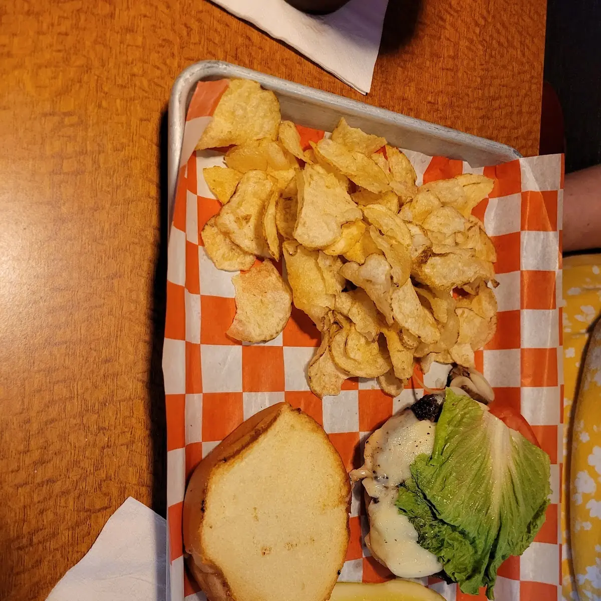 Mushroom Swiss Burger