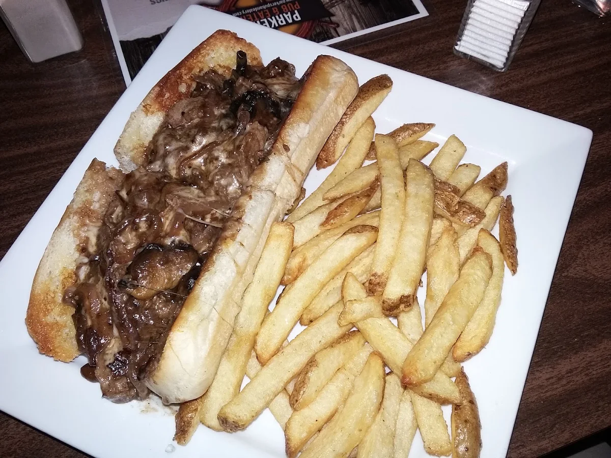 Steak Sub & Fresh Cut Fries, Parkers Pub & Eatery