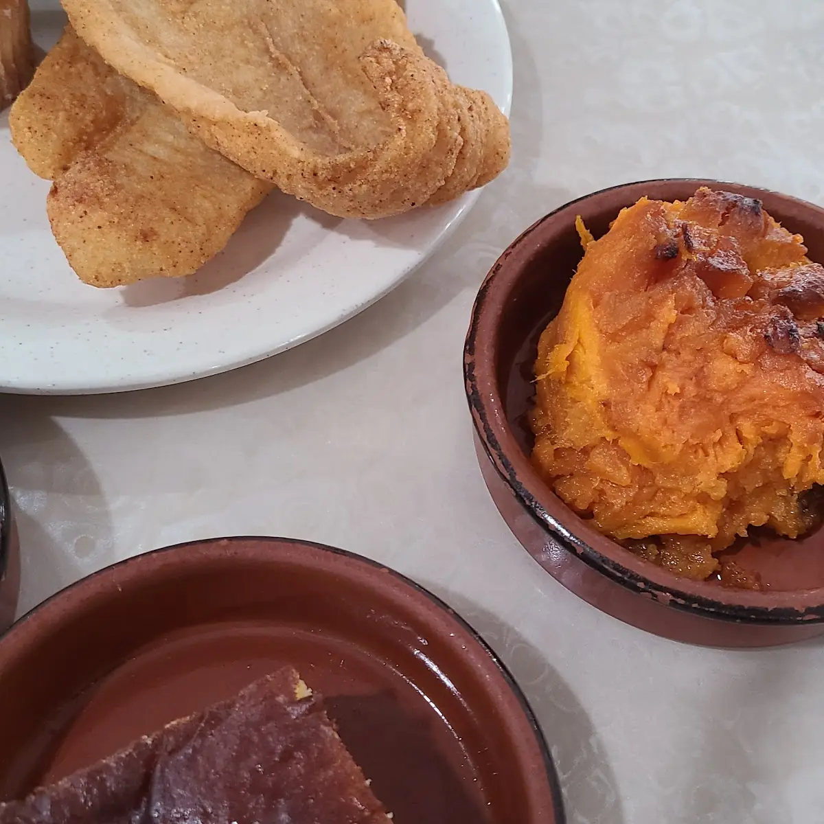 Sweet Potato Pie and Chocolate Cake