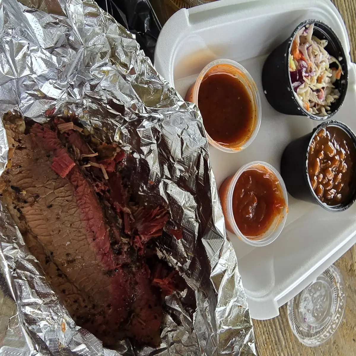 Sliced Beef Brisket with Sauce