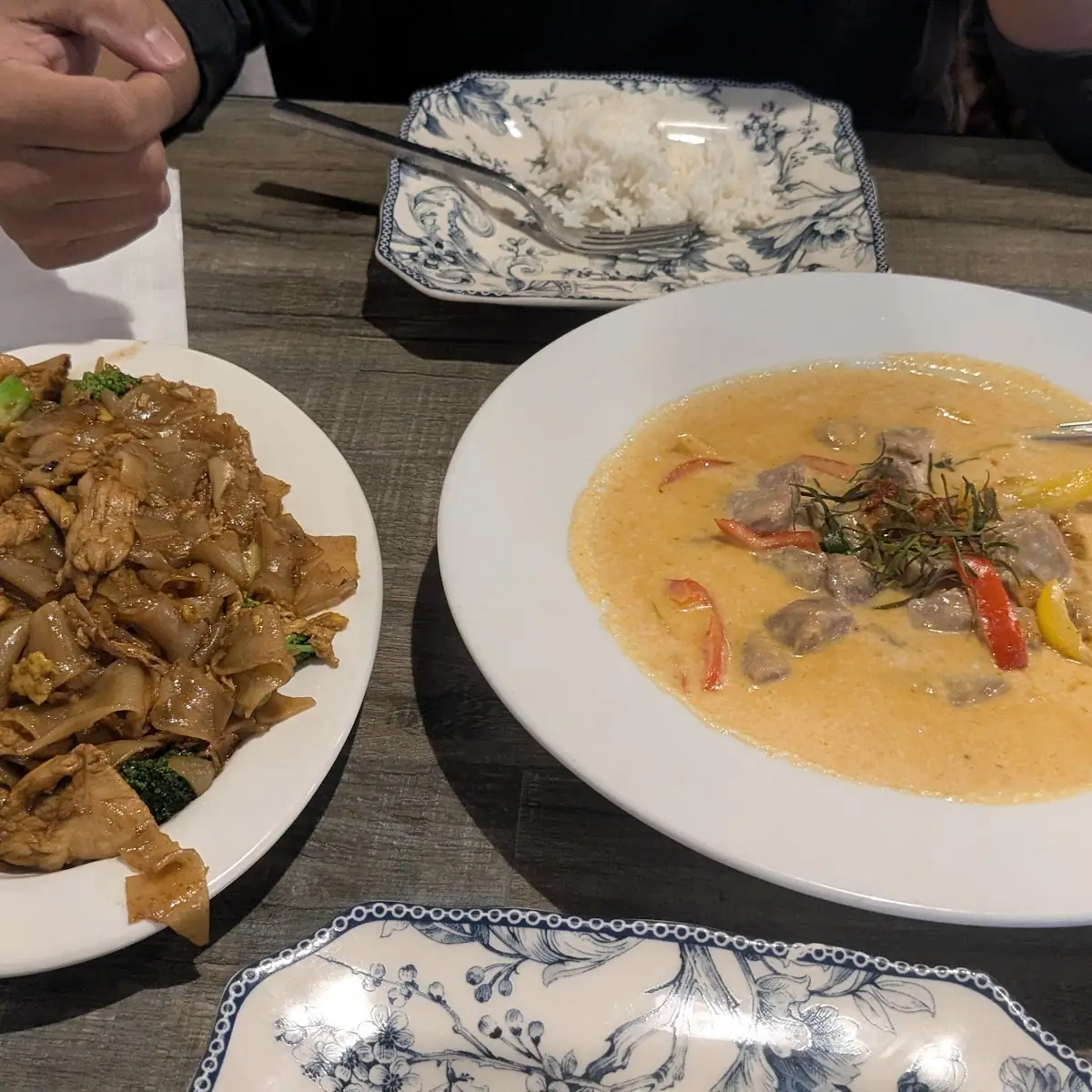 Pad Keemao Chicken & Chicken Panang Curry