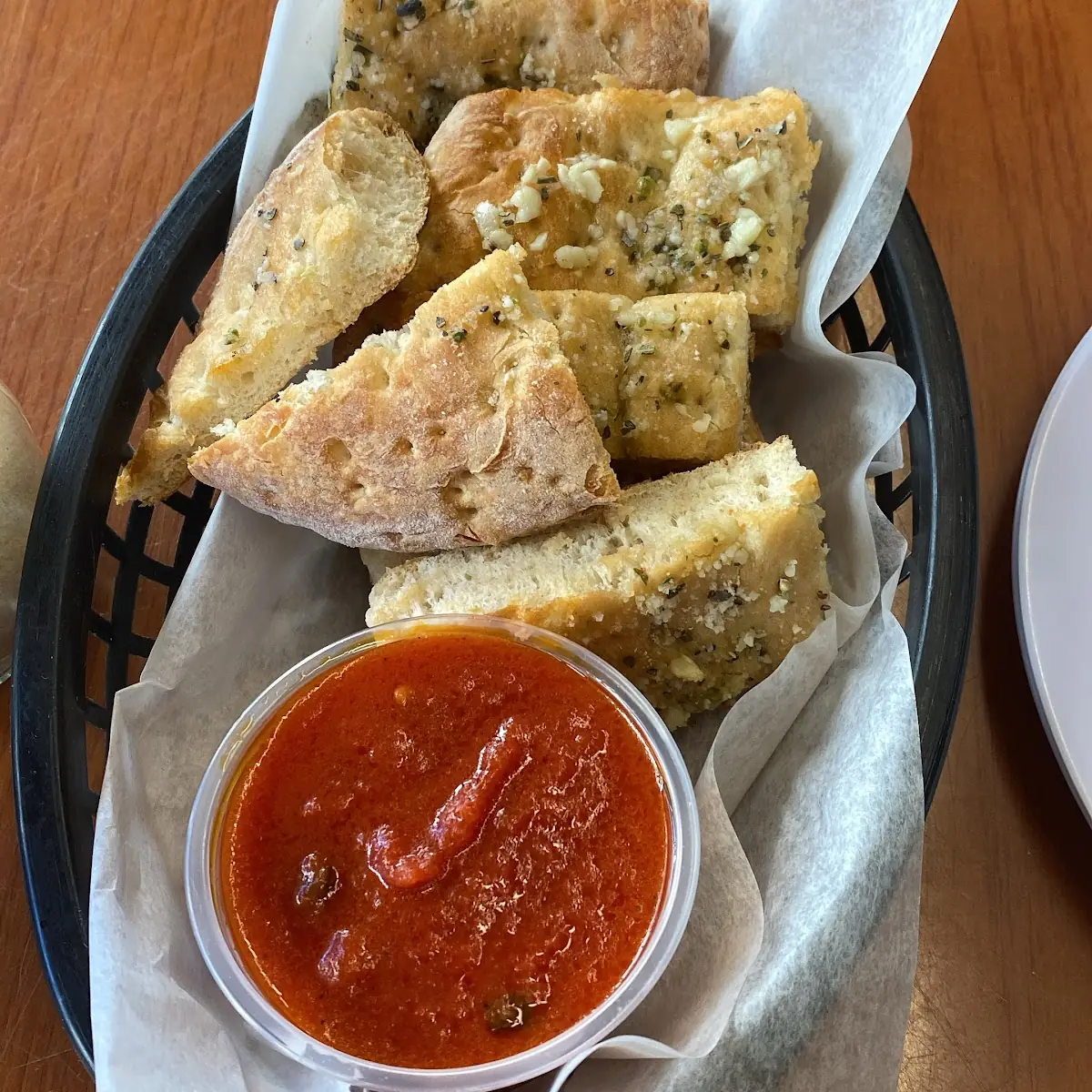 Garlic Bread with Marinara Sauce