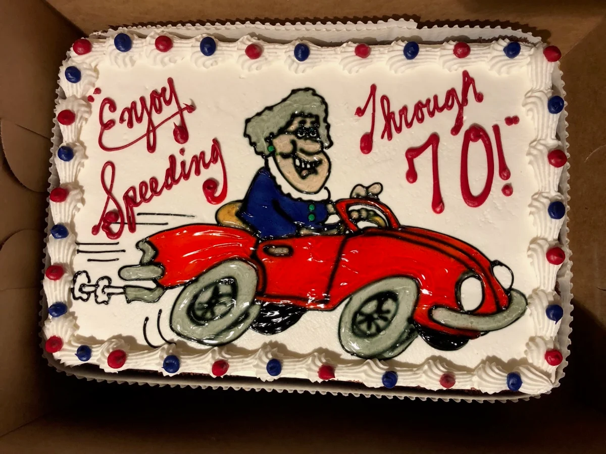 70th Birthday Cake