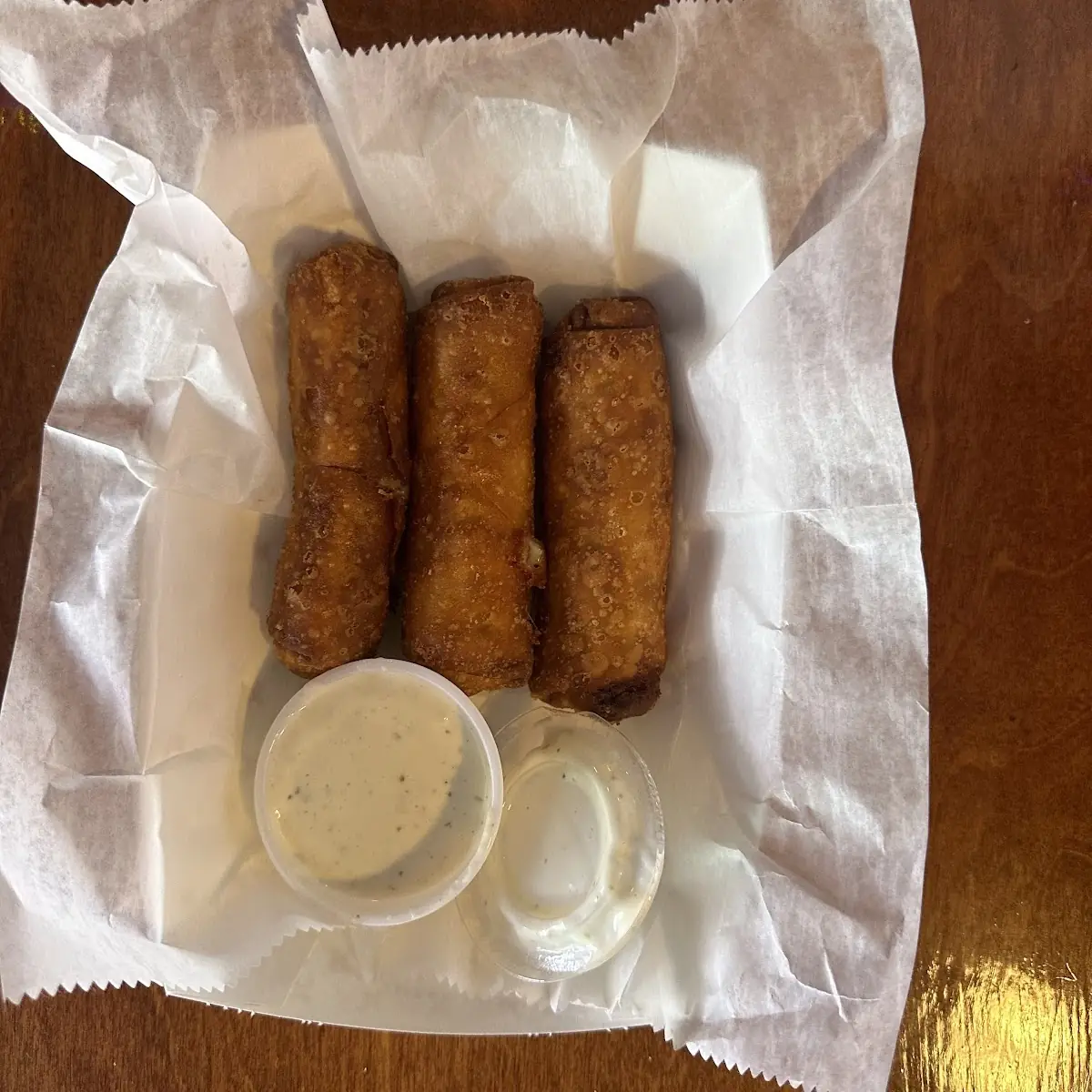 Boudin Egg Rolls