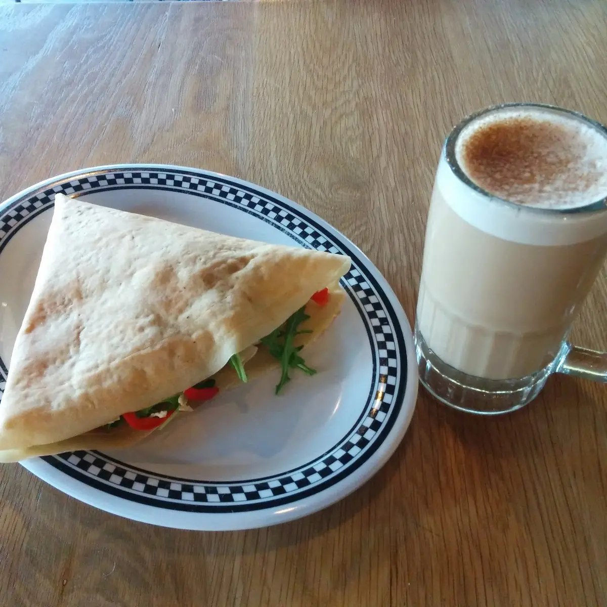 Chai Latte Super Spinach Crepe