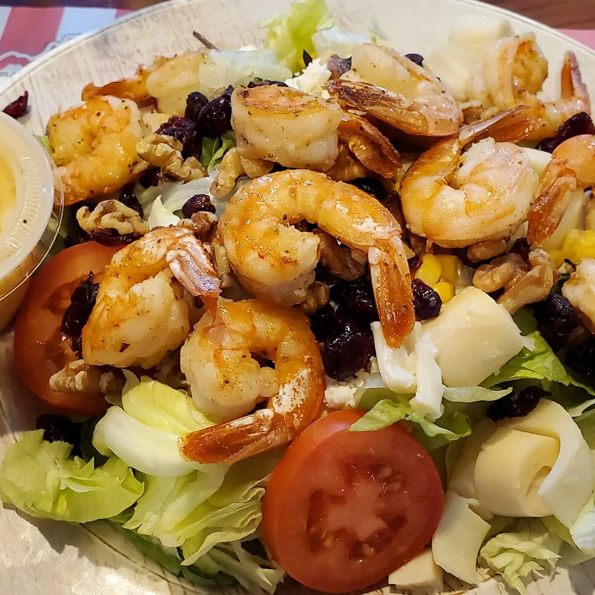 House Salad with Shrimp