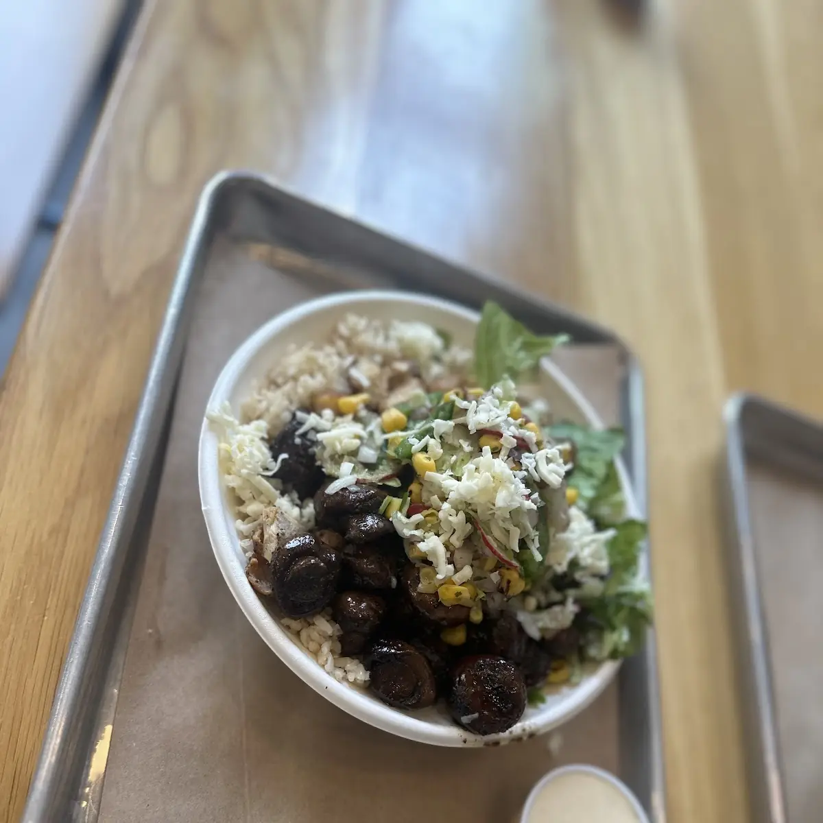 Brown Rice and Salad