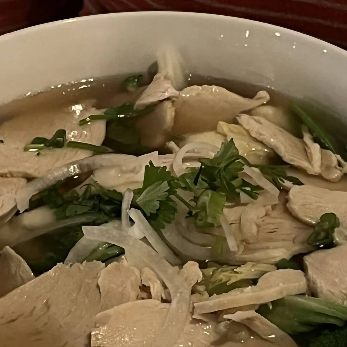 Chicken Pho with Vegetables