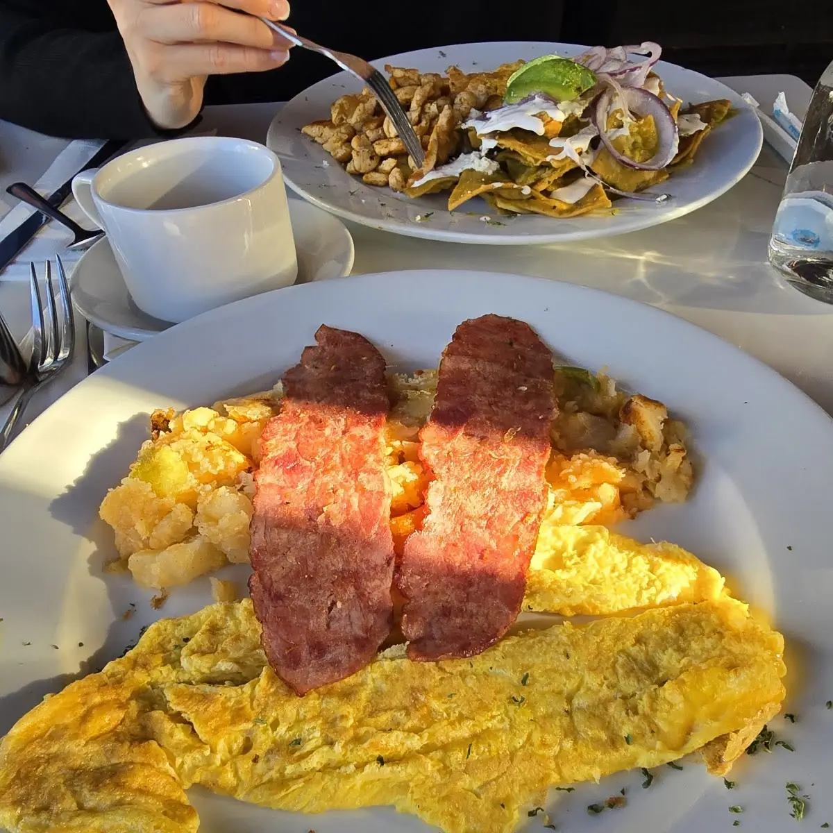 Eggs with Turkey Bacon