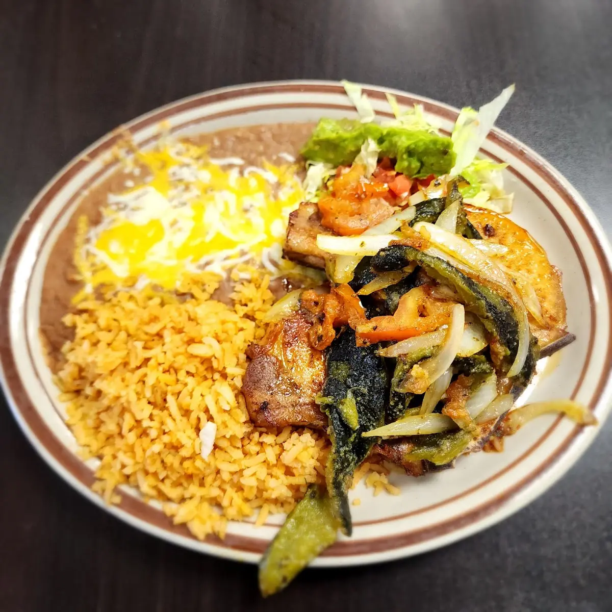 Chile Relleno Beans & Rice