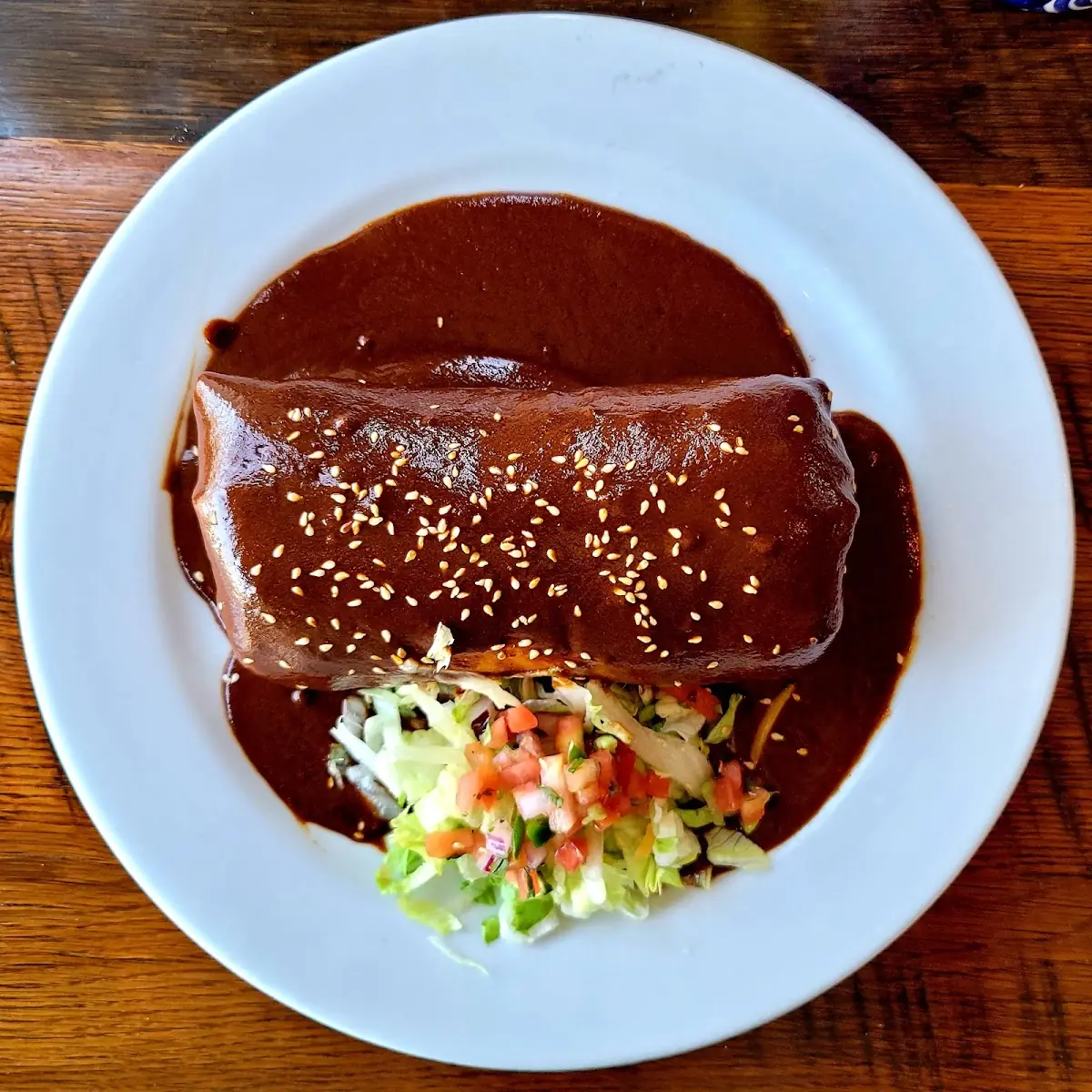 Mole Chicken Burrito