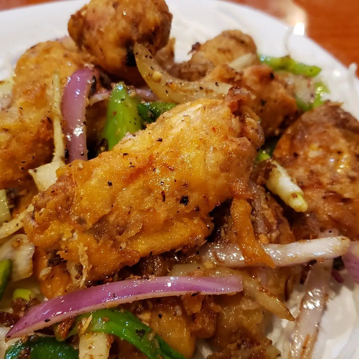 Salt and Pepper Chicken Wings