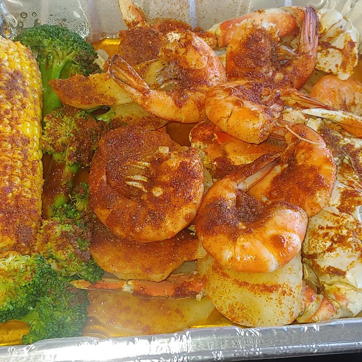 Steamed Seafood Combo