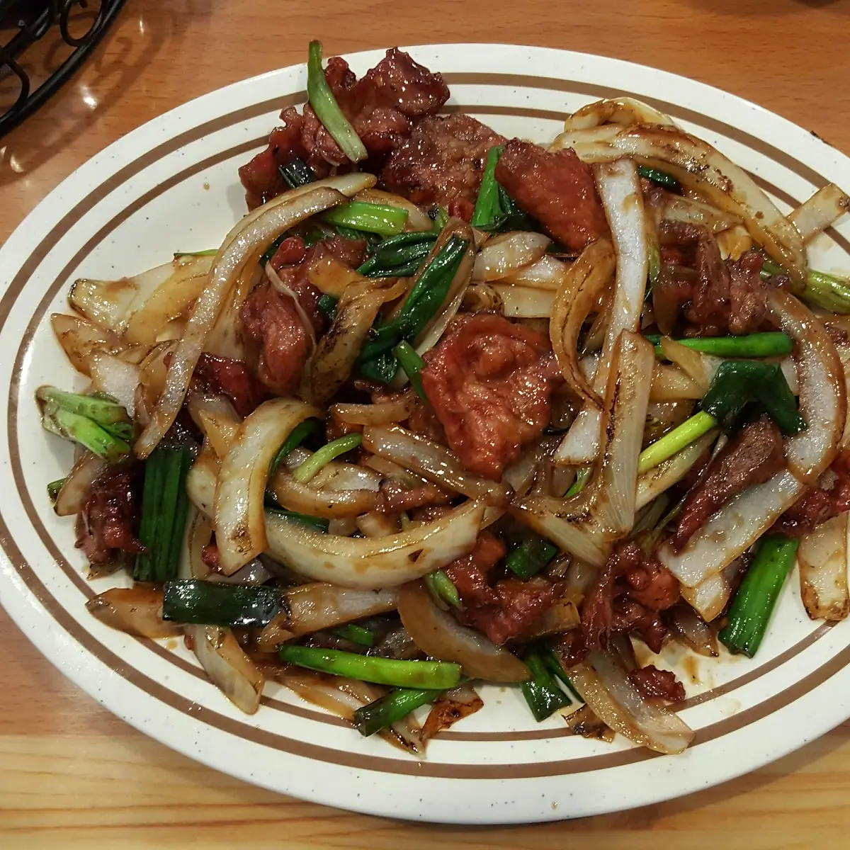 Beef w Garlic Sauce