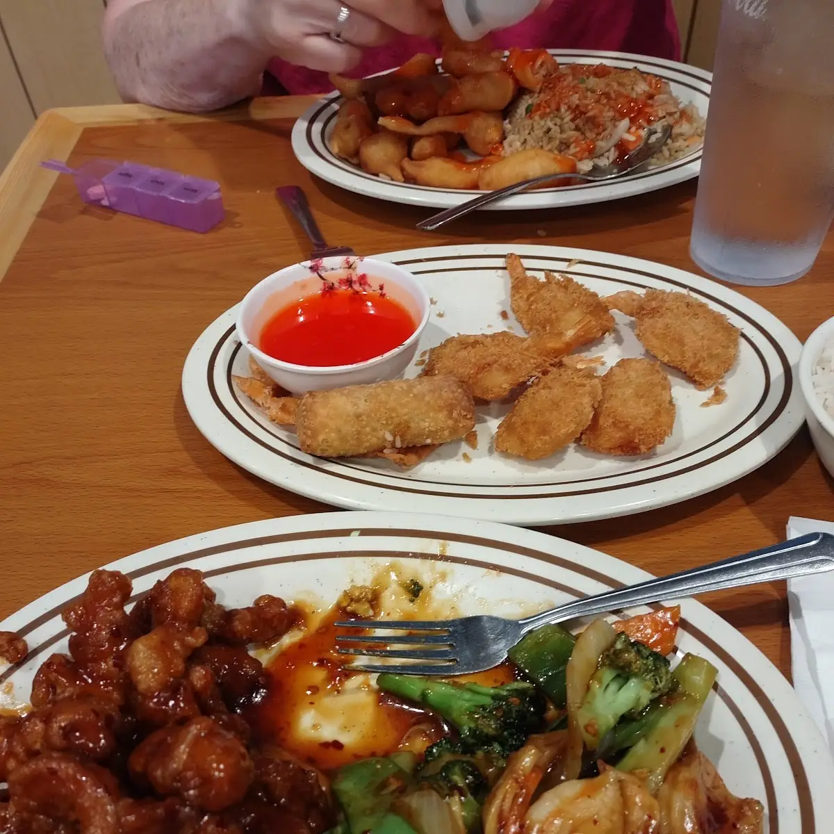 Dragon & Phoenix and Fried Shrimp