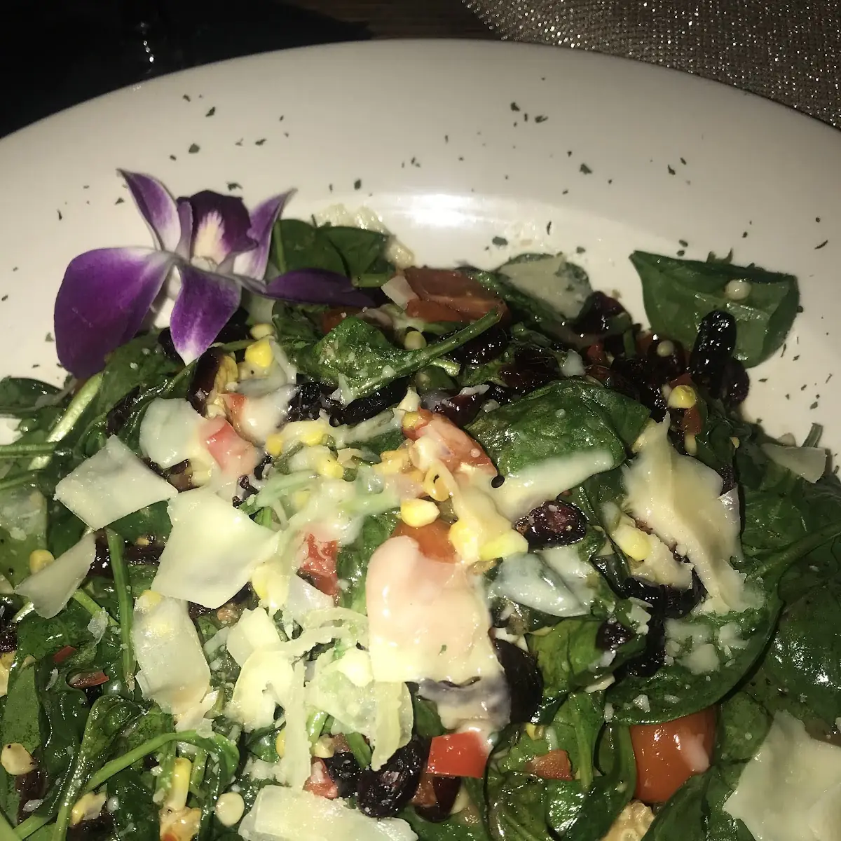 Warm Spinach Salad