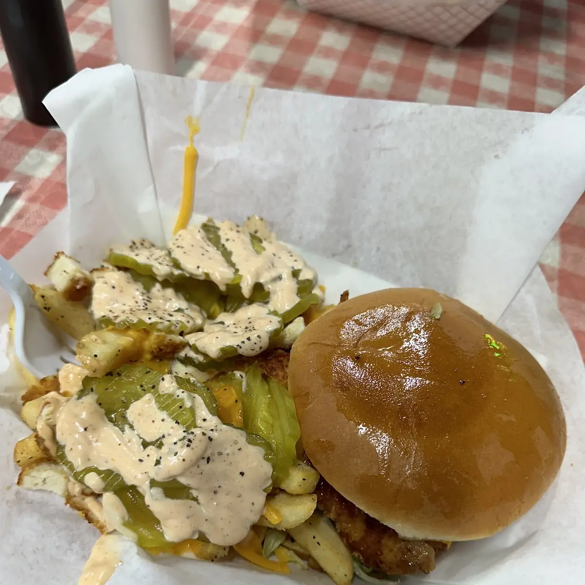 Chicken Pickle Fries