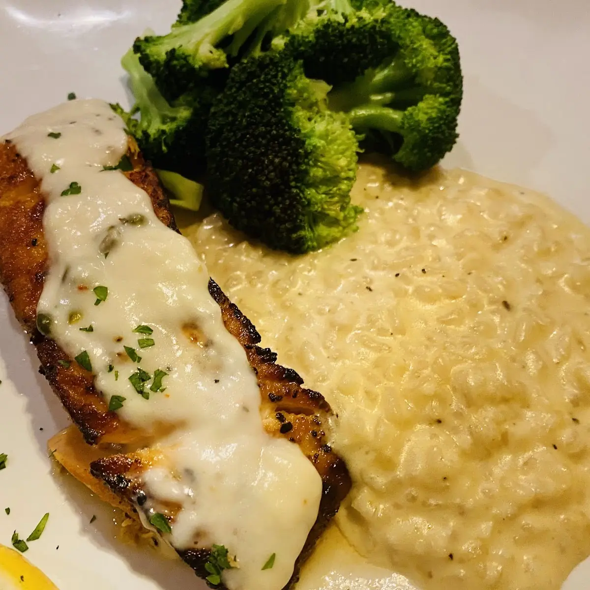 Salmon with Risotto