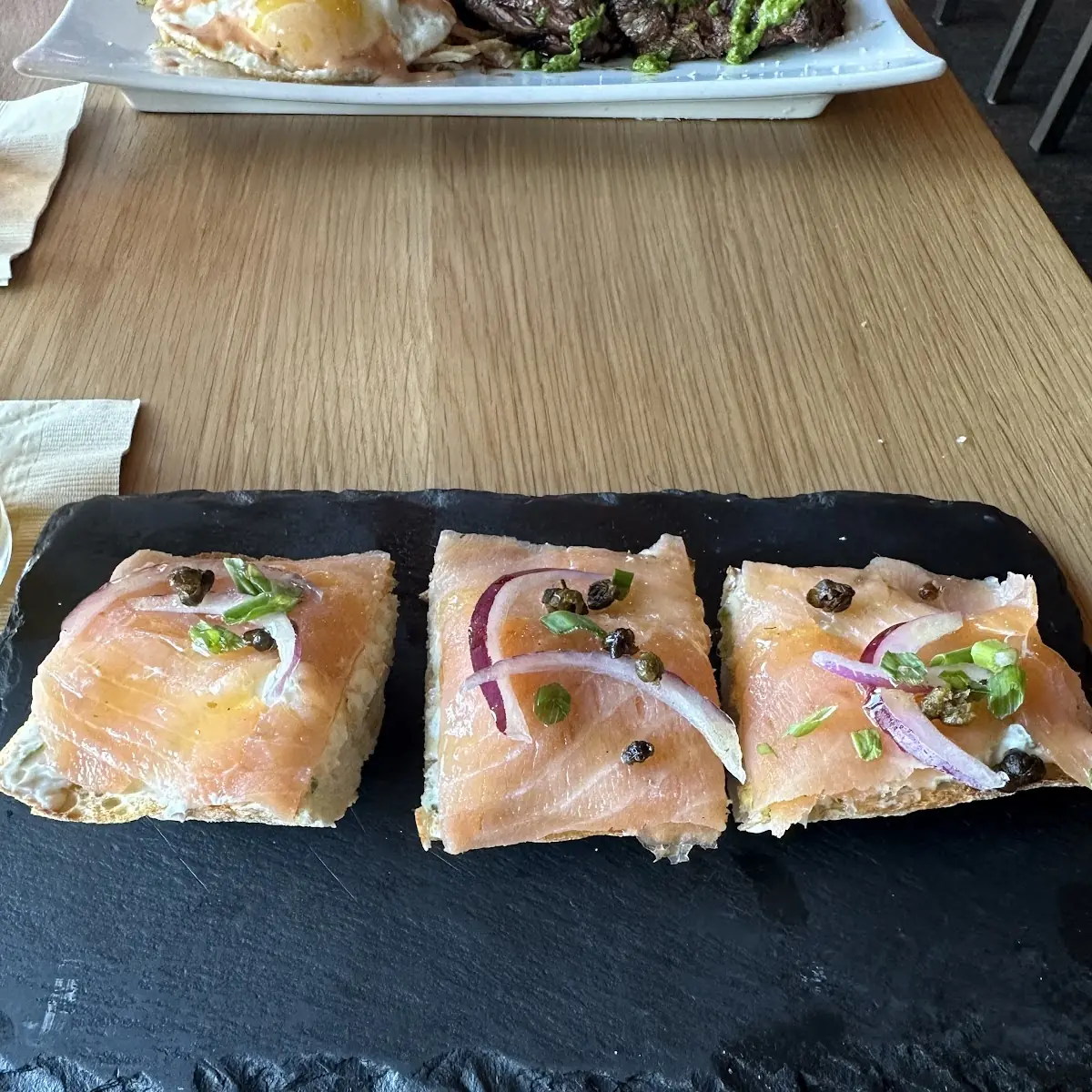 Smoked Salmon Montaditos