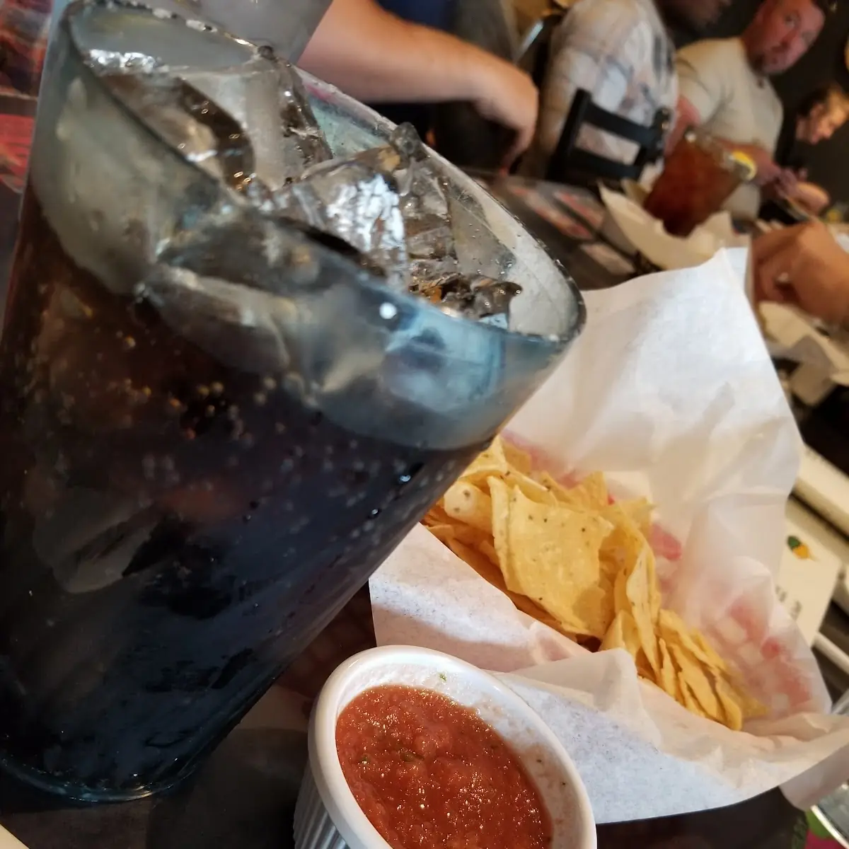 Chips Dip and Diet Soda
