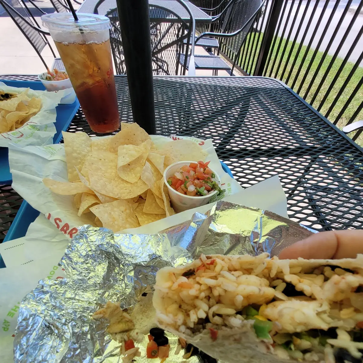 Shrimp Burrito Combo