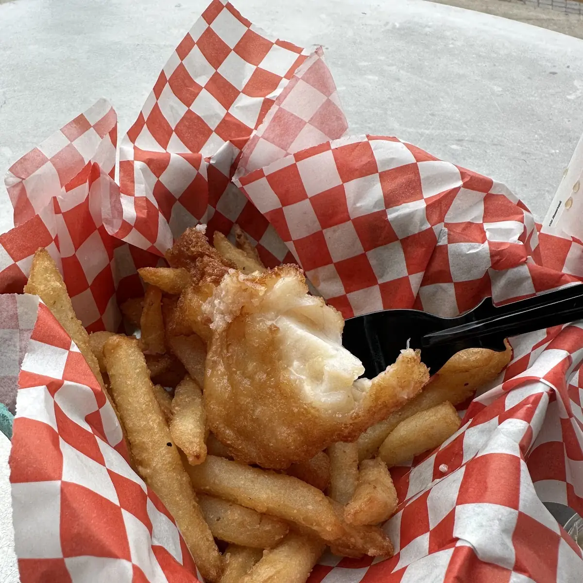 Alaskan Cod Fish & Chips Wildfin Beer-Battered Hand-Dipped