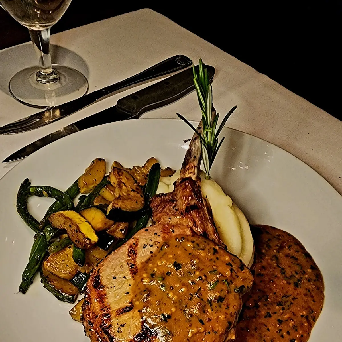 Char Grilled Veal T-Bone